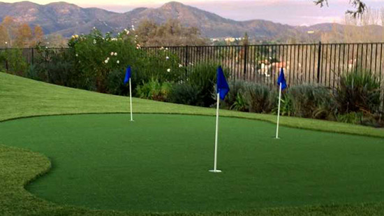 Putting Turf by the pool Artificial Grass
