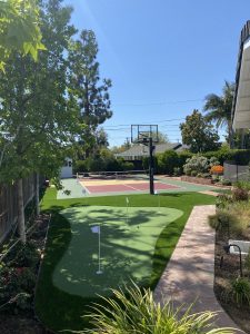 Putting Green and Basketball